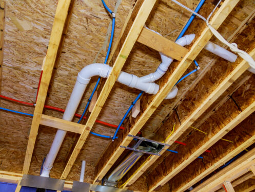 New plumbing in a home in Springfield, MO