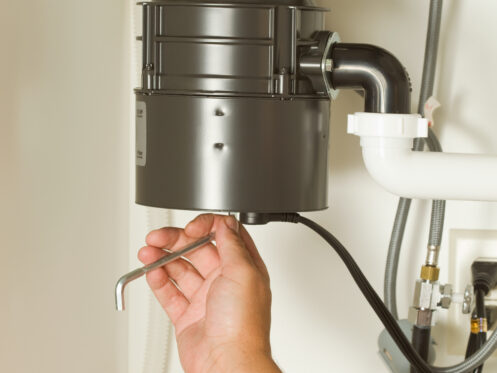 Installation of a garbage disposal