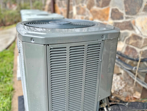 Air conditioner unit outside a Springfield home