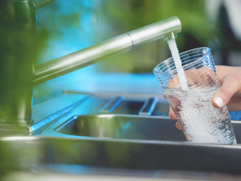 Getting a glass of clean filtered water in Springfield, MO