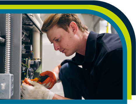 Technician working